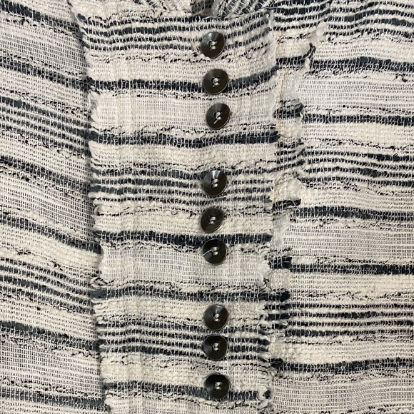 EUC Free People Long Sleeve Button Top Boho Casual - Picture 2 of 7